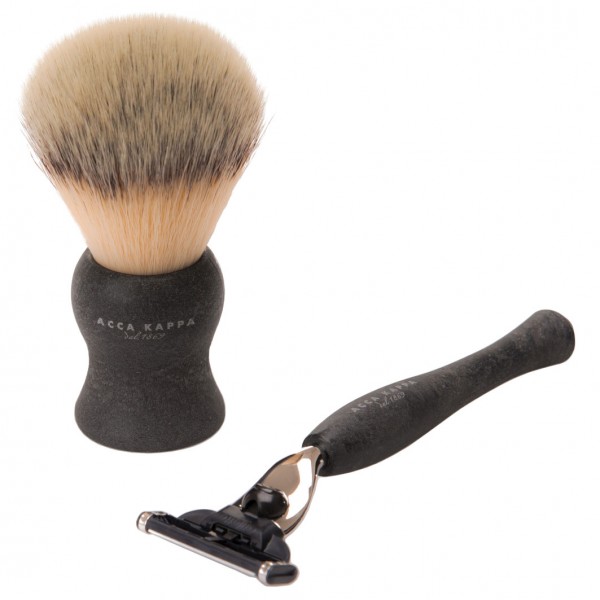 Shaving Set Natural Style with Synthetic Fibres