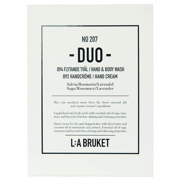 No. 207 Duo-kit Liquid Soap/ Hand Cream Sage/Rosemary/Lavender 190 ml