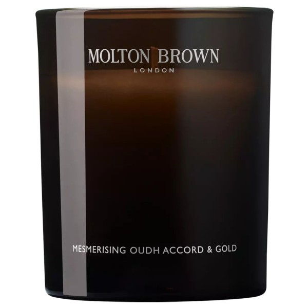 Mesmerising Oudh Accord & Gold Signature Scented Candle (Single Wick)