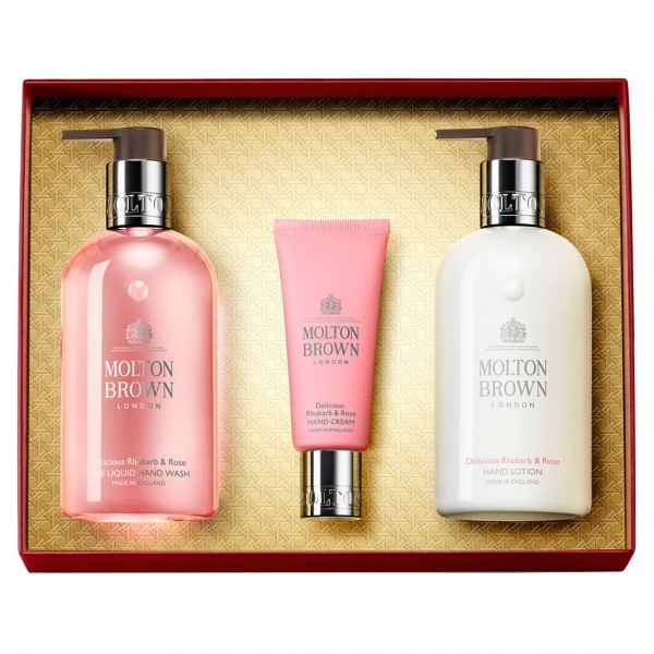 Delicious Rhubarb & Rose Hand Collection