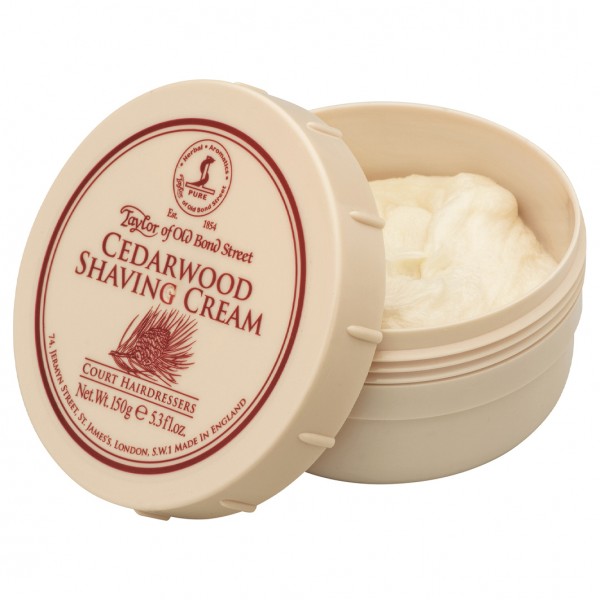 Cedarwood Shaving Cream Bowl 150 g