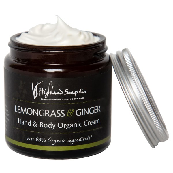 Bio Hand & Body Cream Lemongrass & Ginger 120ml