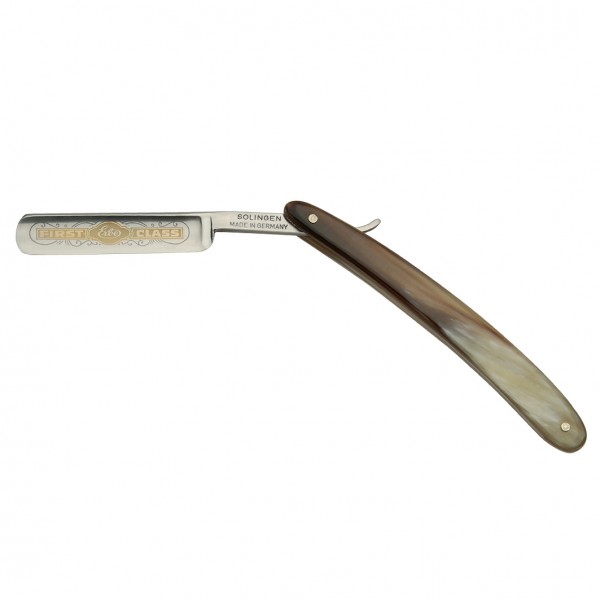 Rasiermesser 5/8" - Griffschalen aus echtem Rinderhorn