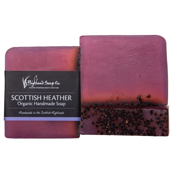Organic Glycerine Soap Scottish Heather 150g Handmade