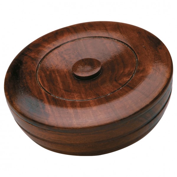Sandalwood Herbal Shaving Soap Wood Bowl