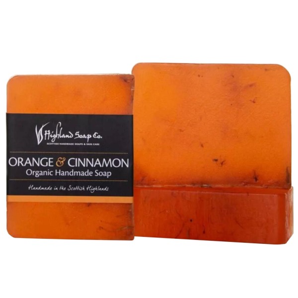 Organic Glycerine Soap Sweet Orange & Cinnamon 150g Handmade