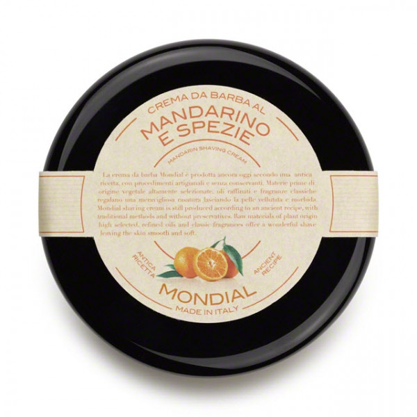 Mandarino e Spezie Shaving Cream im Kunststofftiegel