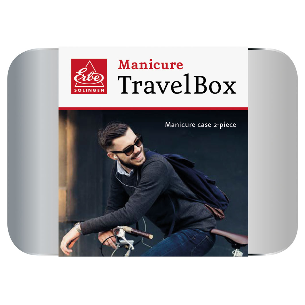 Maniküre Set „Travel“ in Alu-Box, 2-tlg. | Maniküre | ERBE Solingen |  Marken